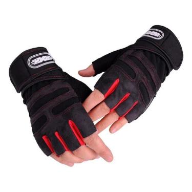Imagem de Luva Unissex Crossfit Musculação Bike Munhequeira