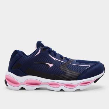 Imagem de Tênis Tryon Impacto Feminino, Azul, Rosa, 34