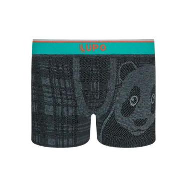 Imagem de Cueca Boxer Infantil Lupo 00137-030 Sem Costura Estampada Microfibra T