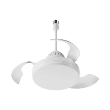 Imagem de Ventilador De Teto LED Com Luz, Lâminas Retráteis, Silencioso, Control