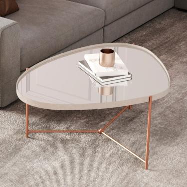 Imagem de Mesa de Centro Organica Espelhada Alamanda JB Moveis