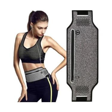 Imagem de Pochete Esportiva Slim P/ Celular Dinheiro C/ Saída De Fone - MBfit