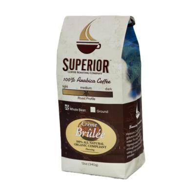 Imagem de Café Superior Coffee 340g em Grãos Inteiros  Creme Brûlée