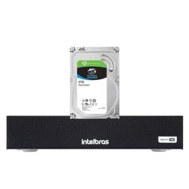 Imagem de Dvr Gravador Digital de vídeo Intelbras MHDX 3008-C 5MP Lite com 8 Canais Detecção de veículos e pessoas + HD SkyHawk 4TB