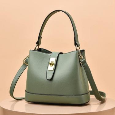 Imagem de Bolsas para mulheres designer de luxo verão bolsa balde ombro senhoras bolsas crossbody sacos balde, verde