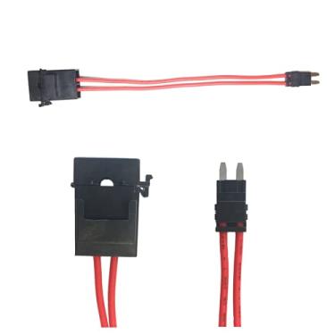 Imagem de Specialized ECU Repair Conector para porta-fusíveis de carro – Mini ATM, 32V, 20 Amp, calibre 16, cabo de fio vermelho – torneira e teste confortavelmente circuitos automotivos, perfeito para painéis de caixa de fusíveis difíceis de alcançar – 29 cm