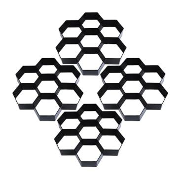 Imagem de 4 Formas Colmeia - Molde Piso Concreto Calçada Jardim Caminho de Pedras - Easy Piso