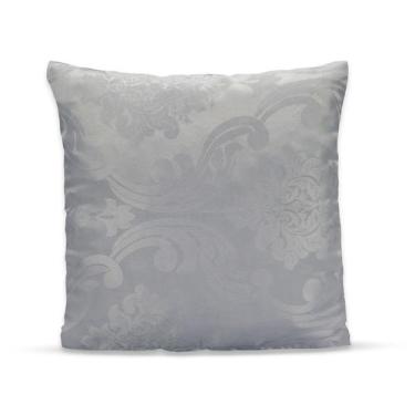 Imagem de Capa de Almofada c/ Zíper em Jacquard Adamascado Luxo 40cm x 40cm - BE