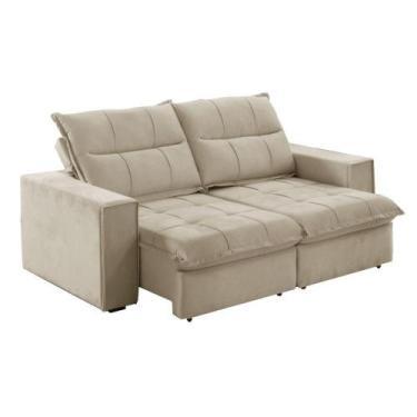 Imagem de Sofá Estofado Gralha Azul Campus 3 Lugares 2.04M, BEGE