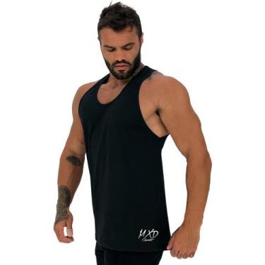 Imagem de Regata Cavada Estampa Lateral Masculina MXD Conceito Clássico, M, Masc