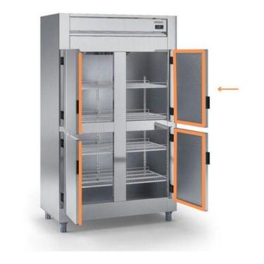 Imagem de Kit 4 Borracha Gaxeta Refrigerador 4 Portas 47x65 Cm Aba - ILPEA, Cinz