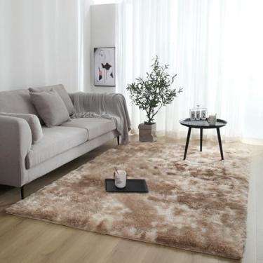 Imagem de KAIJIE Tapete fofo para quarto, sala de estar, tapete moderno super macio de pelúcia felpudo para dormitório, berçário, quarto de crianças, decoração de casa 120 x 200 cm