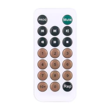 Imagem de TR621 Controle remoto de substituição adequado para leitor de CD e cassete RETEKESS TR621 Combo Boombox portátil, gravação em fita, som estéreo