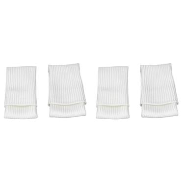 Imagem de 4 Pçs de Fibra de Vidro Dedo Berços Isolamento Térmico Dedo Cobre Tig Soldagem Dedo Protetor Xl L Tamanho Branco