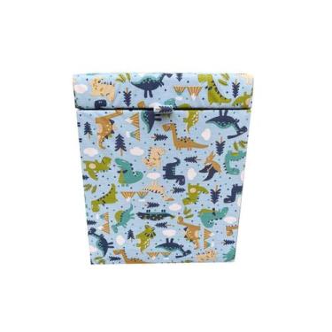 Imagem de Puff baú quadrado 1 lugar 36x36 cm dino - NEGROMONTE STORE