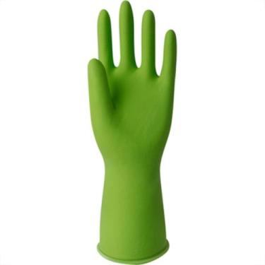 Imagem de Luva Sanro Forrada Verde M - Kit C/10 Unidades