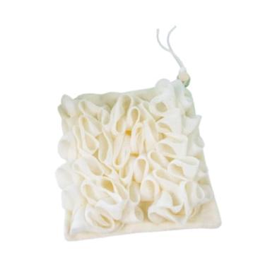 Imagem de Kokiya Banho de esponja de banheira esponja acessórios de banheiro, bola de chuveiro respirável, lavador de corpo para adultos filhos, banheira e chuveiro, Bege