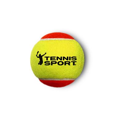 Imagem de Bola de Tênis Play & Stay 25 Tennis Sport - Vermelha e Amarela - (unidade)
