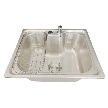 Imagem de Cuba Gourmet Cozinha Aço Inox Com Acessórios 50x40cm Simples Inox