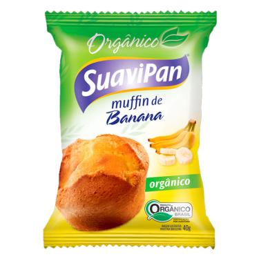 Imagem de Muffin Orgânico Banana 40g - Suavipan