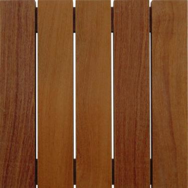 Imagem de Deck De Madeira Modular Base Madeira Isabela Revestimentos 50cm X 50cm Placa Cumaru
