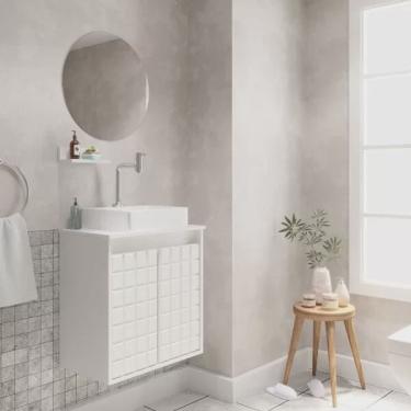 Imagem de Gabinete para Banheiro com Cuba e Espelho Carol Darabas Agardi