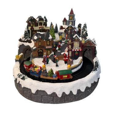 Imagem de Adorno Vila Natalina Led Colorido Grillo 53908-000