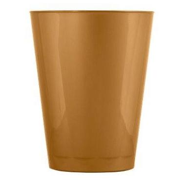 Imagem de Copo de acrílico dourado 200ml strawplast c/10