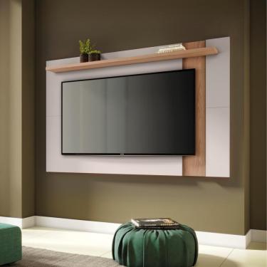 Imagem de Painel Extensivel Para Tv 70 Polegadas Belfast Off-white Matte Freijo