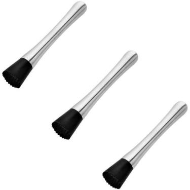 Imagem de Kit 3 Maceradores Socador Frutas Drinks Caipirinha Coquetel - Nls