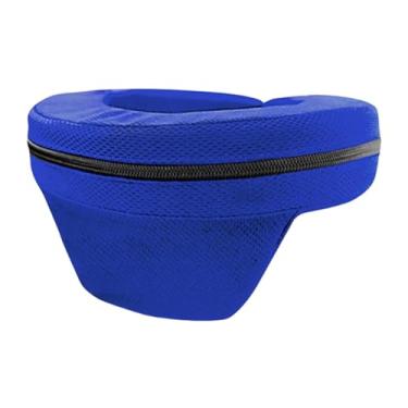 Imagem de Ysyqkn Protetor de Pescoço para Kart, Capa Protetora, Acessório Versátil, Faixa para O Pescoço, Absorção de Impacto para Uso em Pista, Jogos, Exercícios E Co, Adulto Azul