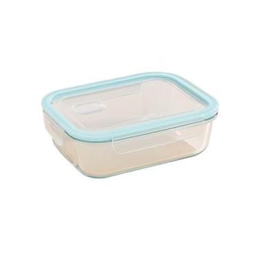 Imagem de 1040ml Pote Vidro Hermético - Orifício Vapor Ventilação Marmita Lancheira Resistente Premium Grande (1)