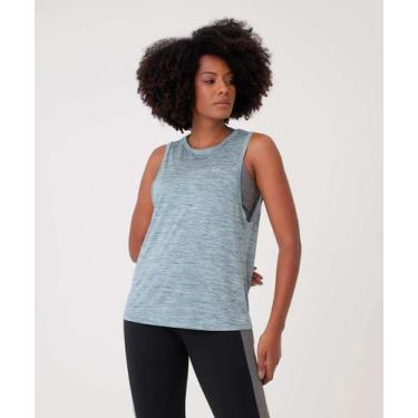 Imagem de Blusa Regata Feminina Fitness Mescla Marisa-05004, Verde, P