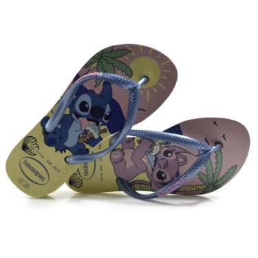 Imagem de Chinelo Infantil Havaianas Slim Disney, Amarelo, 29/30
