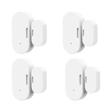 Imagem de Sensor Inteligente Para Portas E Janelas Zigbee Sem Fio Com Alarme Mag