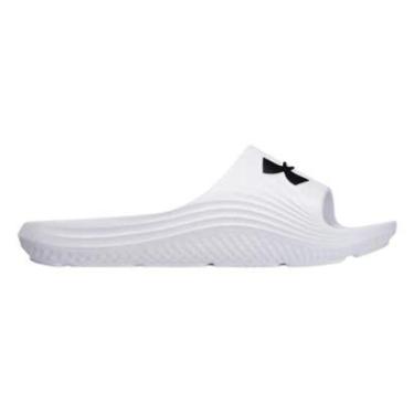 Imagem de Chinelo Under Armour Core 2 Branco e Preto - Masculino 43/44-Masculino
