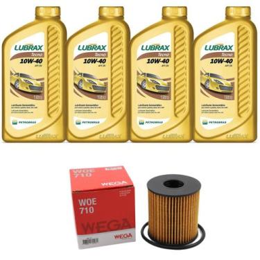 Imagem de Kit Filtro Troca De Óleo Peugeot 207 1.4 8v 1.6 C3 2006.. - Lubrax