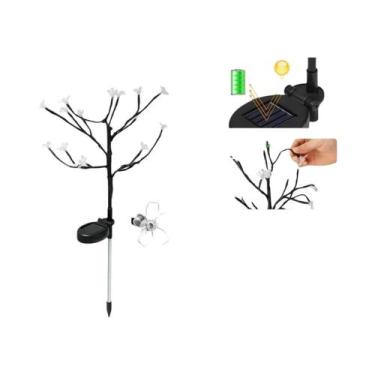 Imagem de Luzes De LED Solares Para Árvore De Cerejeira À Prova d'Água Para Exte