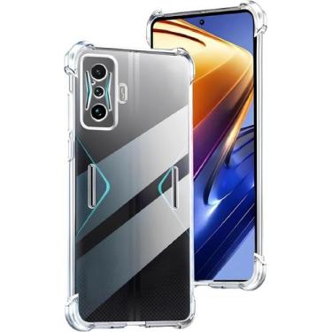 Imagem de Kit 2 Capas Capinha Com Bordas Anti Impacto Para Poco F4 GT Tela de 6,