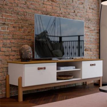 Imagem de Estante Prateleira Retrô 160cm Sonetto Sala Tv Design Moderno Pés Pali