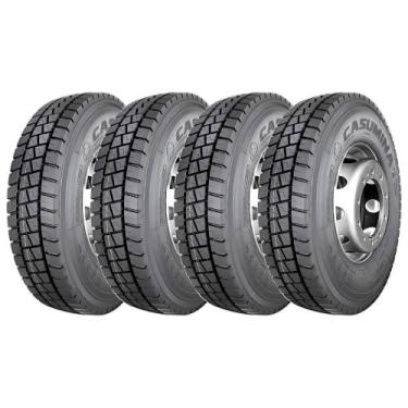 Imagem de KIT 4 Pneus Casumina BS667H 10.00-20 Aro 20 146/143L TT 18 Lonas Borra