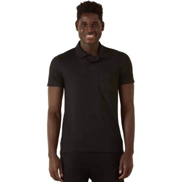 Imagem de Camiseta Gola Polo Masculina Malwee - PRETO - M-Masculino