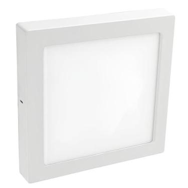Imagem de Luminária Painel Plafon Led Sobrepor 36W - Embralumi, Branco Quente