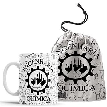 Imagem de Caneca Engenheiro Química Engenharia + saquinho