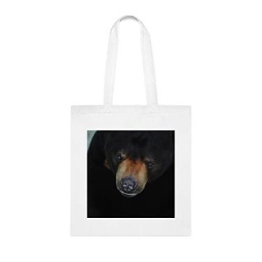 Imagem de Sacola de urso, presente de amante de urso, bolsa de ombro de urso, sacos reutilizáveis de urso, ideia de presente de cesta de natal de aniversário, presente para ela, presente para