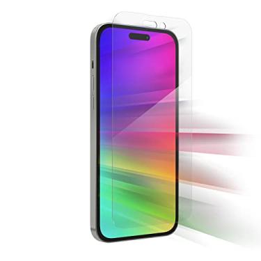 Imagem de ZAGG Película protetora de tela Invisible Shield Glass Elite VisionGuard para Apple iPhone 14 Pro Max – 5X mais forte, proteção contra luz azul, tecnologia anti-impressão digital, fácil de instalar