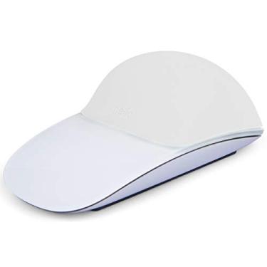 Imagem de ELEMENTING Almofada de silicone Mello compatível com Apple Magic Mouse 1 e 2 (Marshmello White)