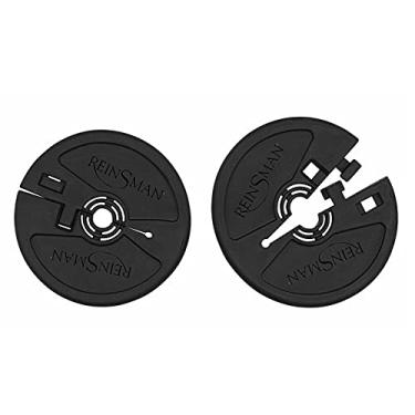 Imagem de Reinsman Protetores de brocas fáceis de botões, vendidos em par, preto, 1009, tamanho único