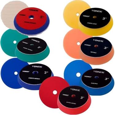 Imagem de Kit Boinas Polimento Automotivo Vonixx Corte Refino Lustro 3