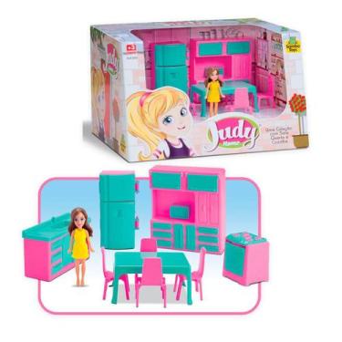 Imagem de Brinquedo Casinha De Boneca Judy Home Cozinha Infantil - Samba Toys